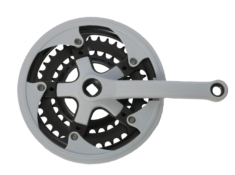 Oxford Triple Chainset 28 38 48T  170mm Grey-1