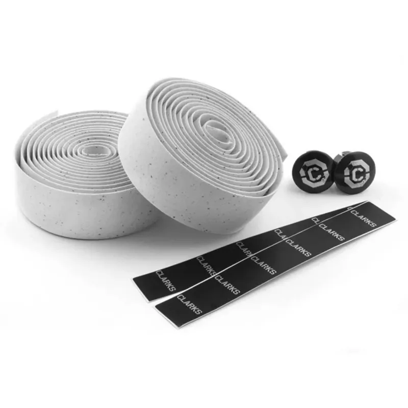 Clarks Cork Handlebar Tape White