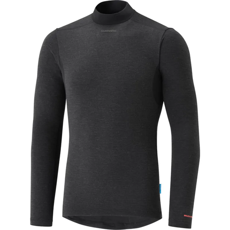 Shimano Mens Breath Hyper Base Layer In Black