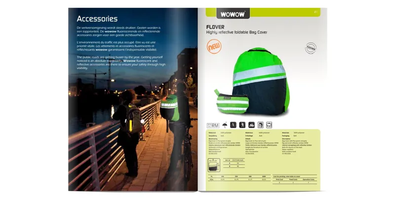 Flover Highly Reflective Foldable Bag Cover -1