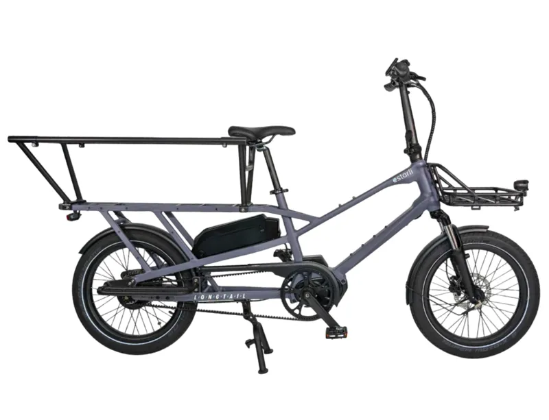 Estarli Longtail E-Cargo Family Pack Electric Bike Thunder Grey