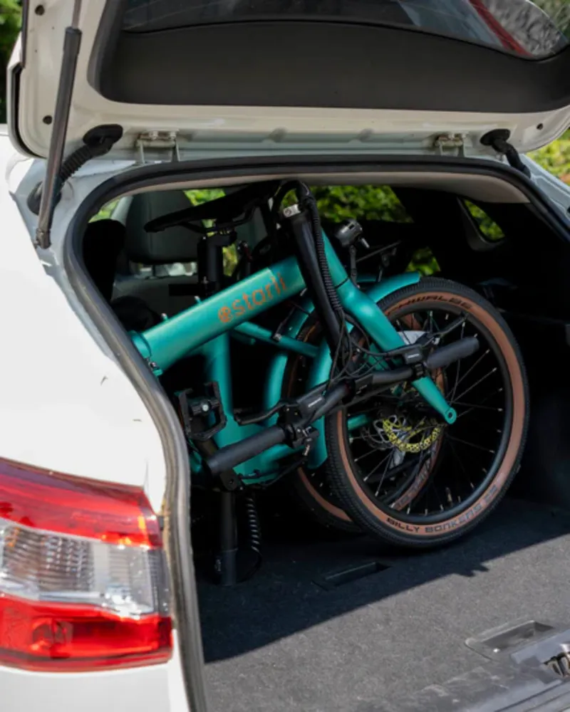 Estarli E20.X Pro 20 Inch Electric Folding Bike Racing Green-2