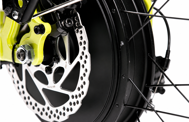 E-Flow CR-2 Electric Hybrid Bike Step through Lime Green-7