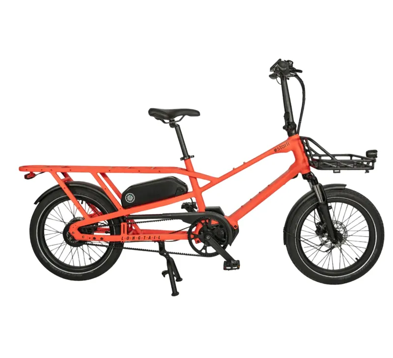 Estarli Longtail 20 Inch E-Cargo Electric Bike Coral Red