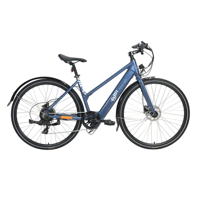 EMU Evo Step Through 700c Wheel Electric Bike Metallic Blue