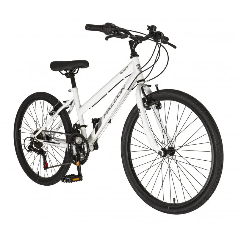 Falcon Aurora 24 Inch Wheel Kids Bike White-1