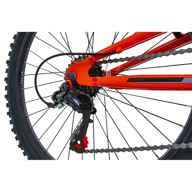 Falcon Neutron 24 Inch Wheel Kids Mountain Bike Red-4