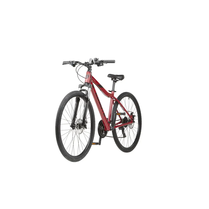 Coyote Alpine 700c Sports Hybrid Bike Red-8