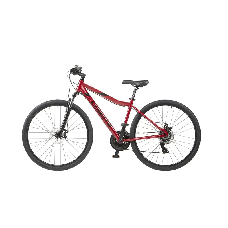 Coyote Alpine 700c Sports Hybrid Bike Red-6