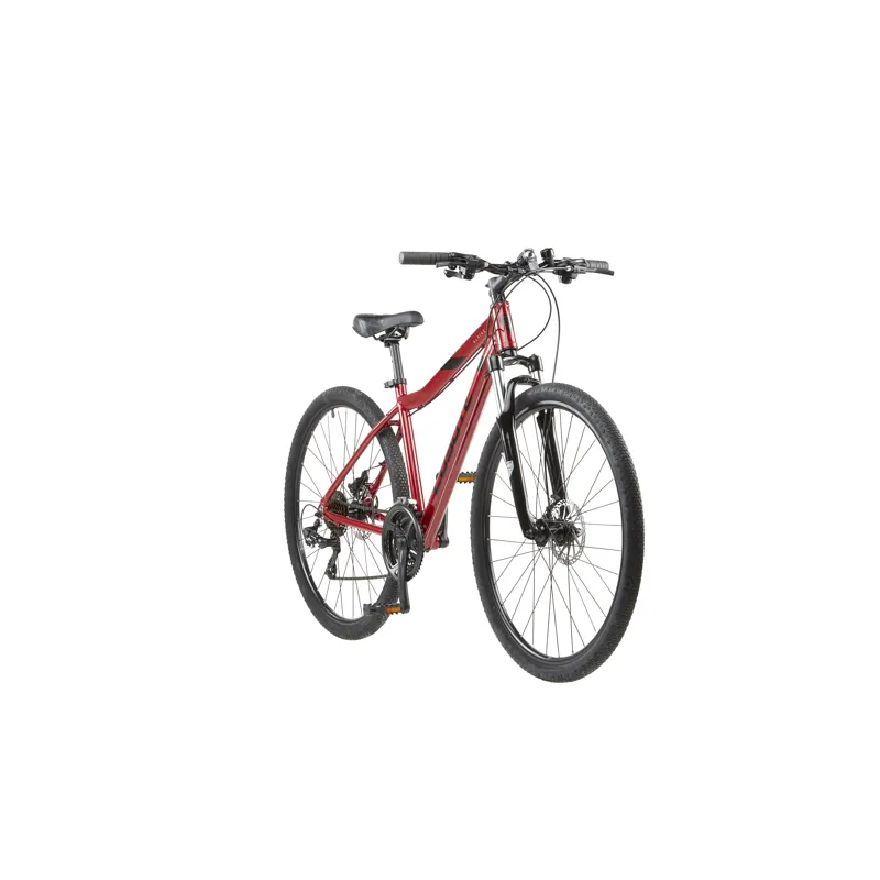 Coyote Alpine 700c Sports Hybrid Bike Red-10