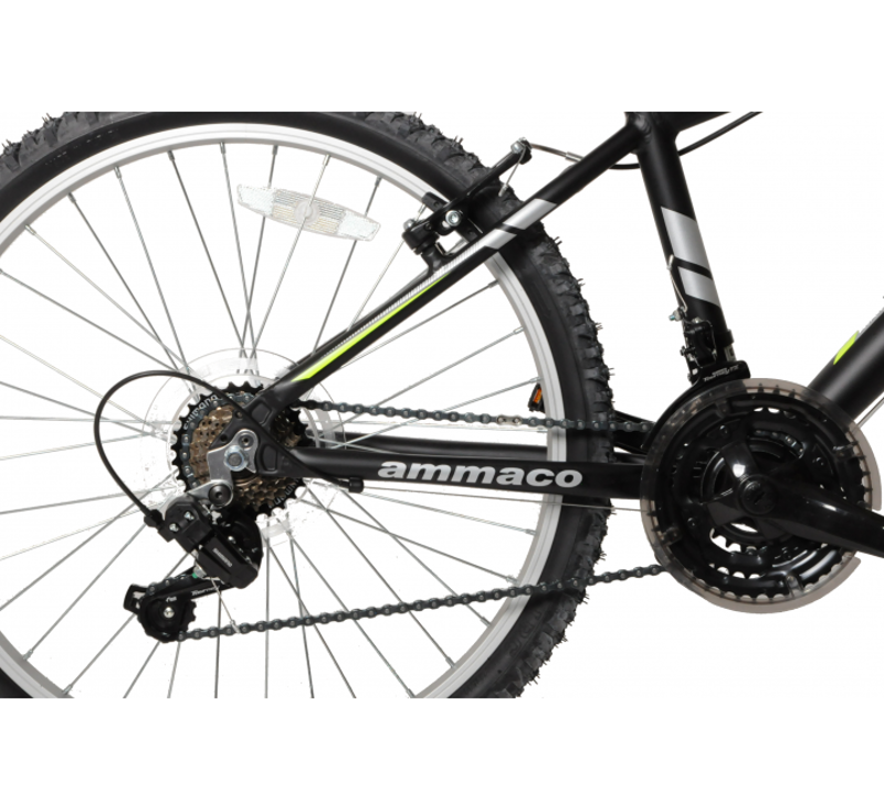Ammaco Escape 24 Inch Kids Mountain Bike Black and Yellow-5