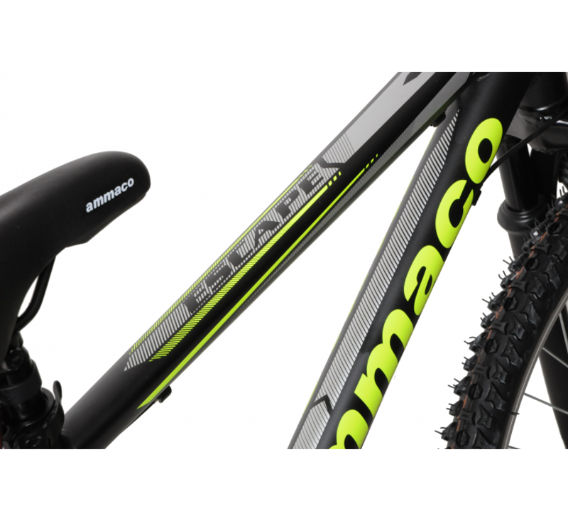 Ammaco Escape 24 Inch Kids Mountain Bike Black and Yellow-2