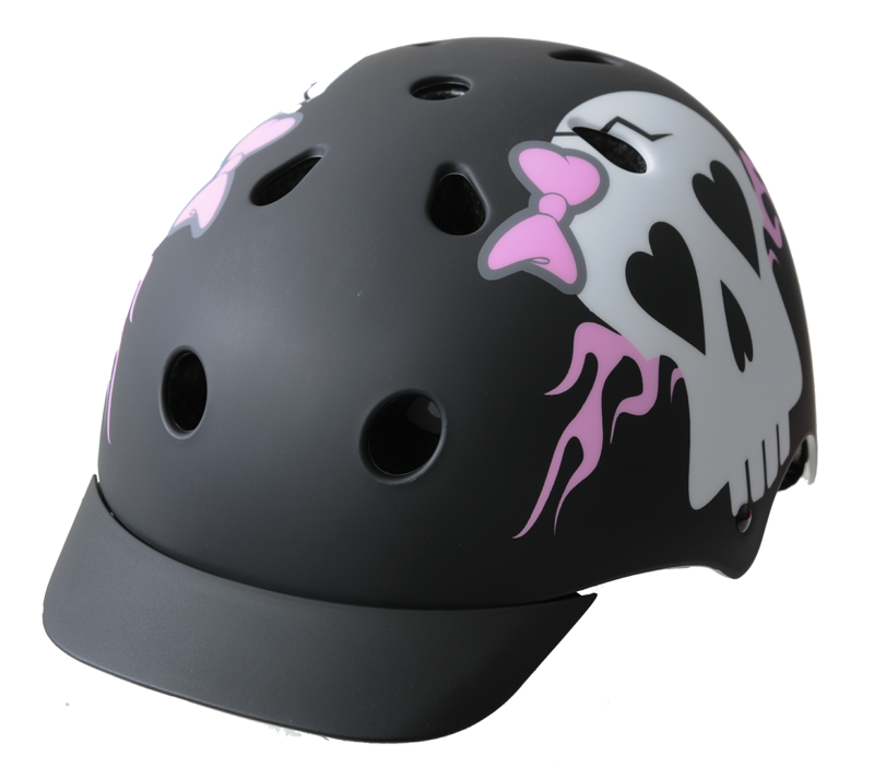Ammaco ABS Skulls Helmet Black 53-55cm-2