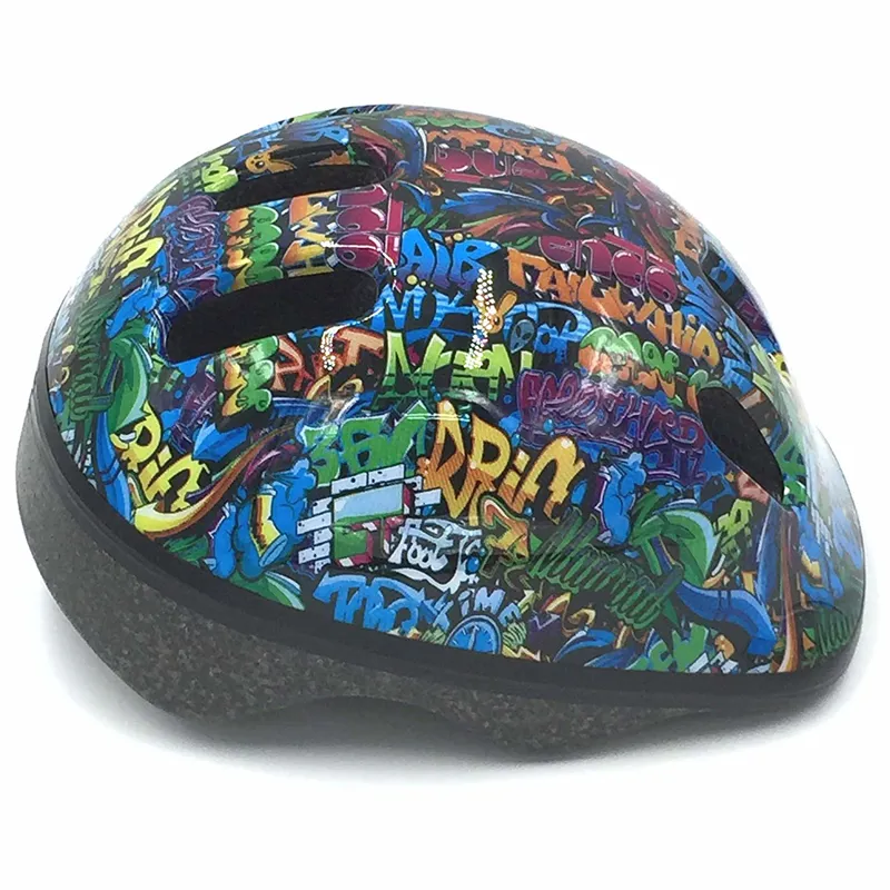 Graffiti Kids Bike Helmet 48-52cm
