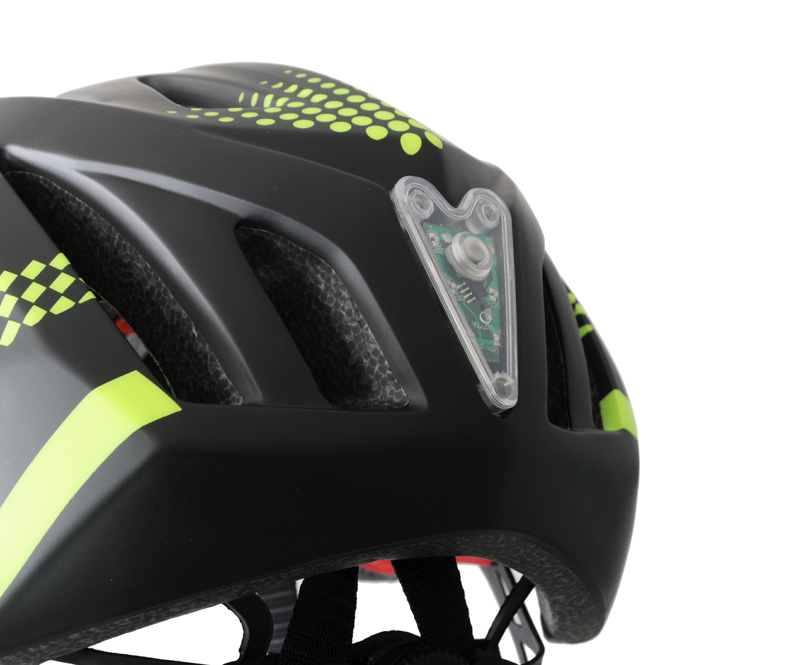 Ammaco Full Face Helmet Black and Green 46-53cm -3