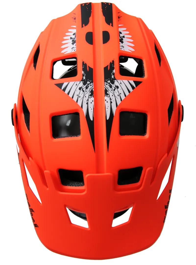 Ammaco Rebel Full Face Orange Helmet 55-58cm-7