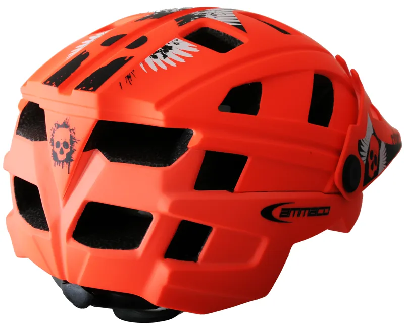 Ammaco Rebel Full Face Orange Helmet 55-58cm-3