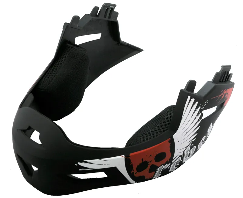 Ammaco Rebel Full Face Orange Helmet 55-58cm-2