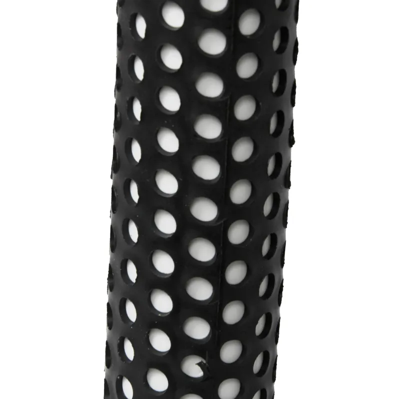 BMX Flanged Black/White Handlebar Grips-3