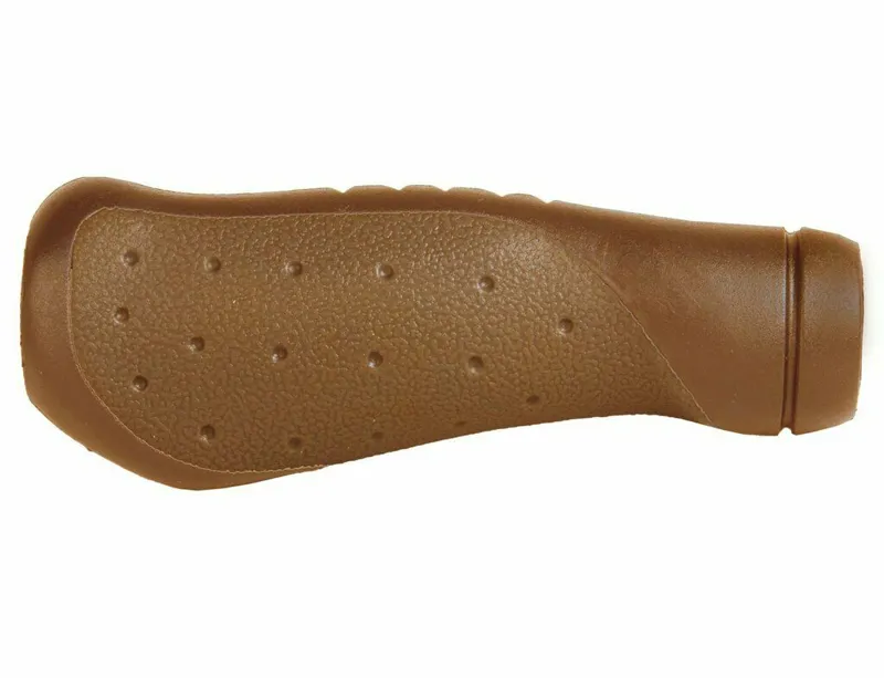 M-Wave Ergo Gel Handlebar Grips Brown