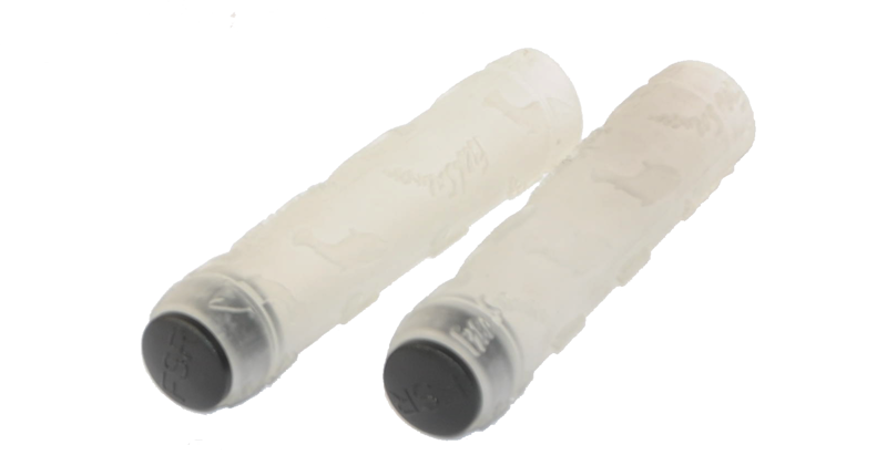 Fred Salmon Handlebar Grips Clear-1