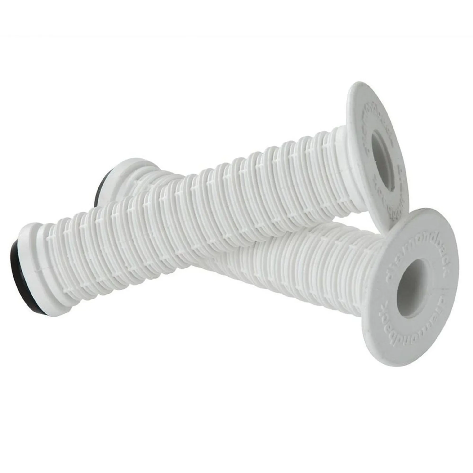 Diamondback BMX Flange Handlebar Grips White