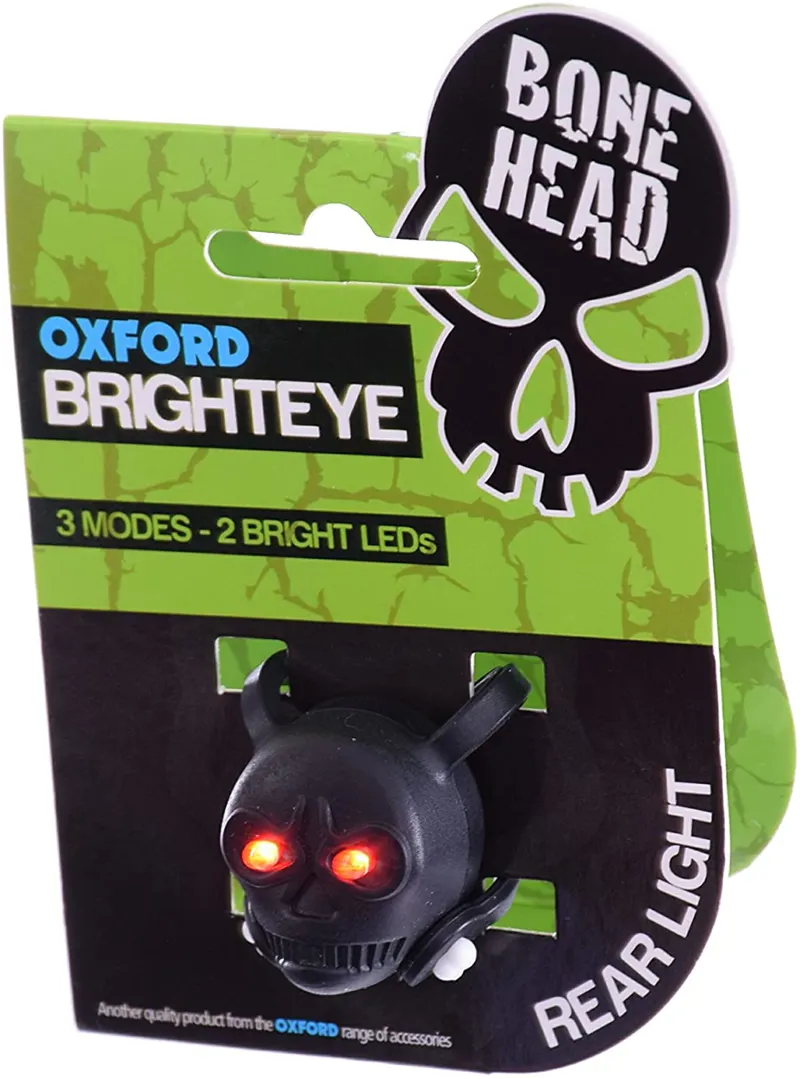 Oxford Silicone Bonehead Rear Light Black