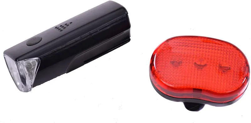 Ammaco 3 LED Front  Rear Light Set