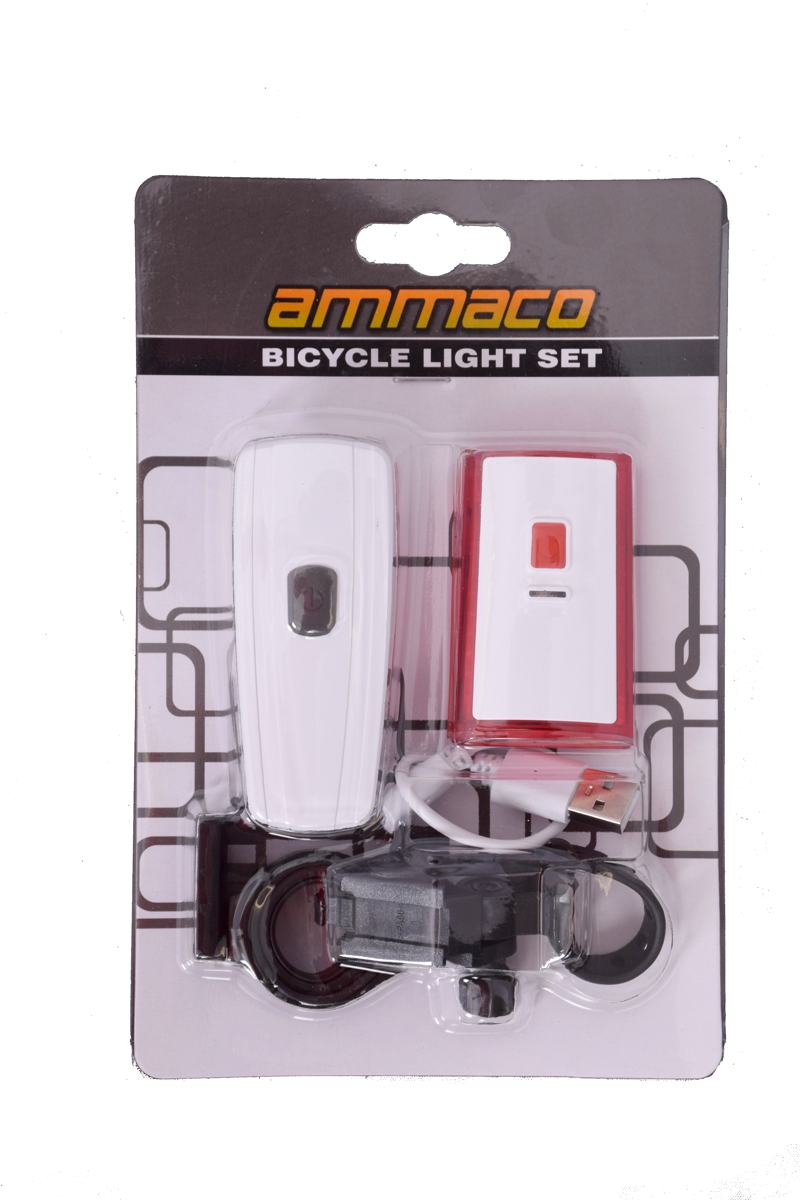 Ammaco USB Front Rear 360 Light Set-8