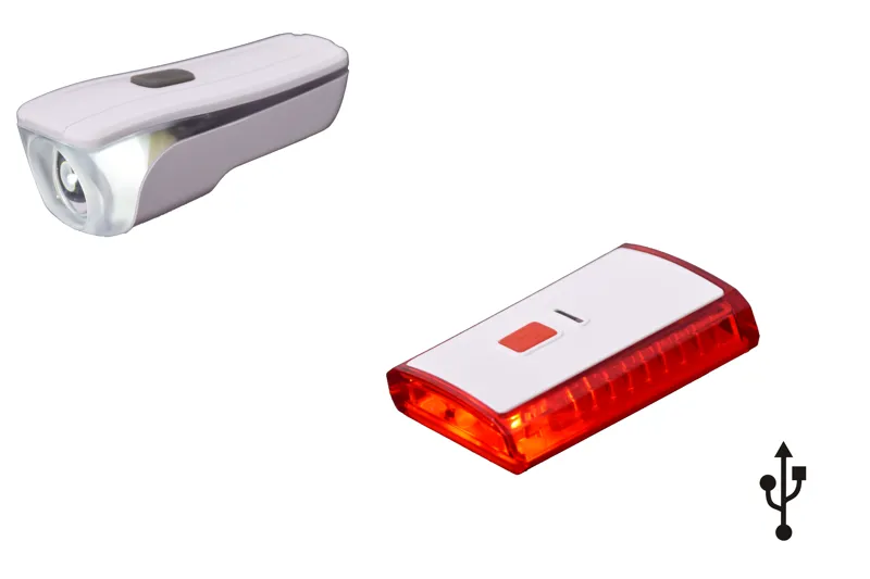 Ammaco USB Front Rear 360 Light Set