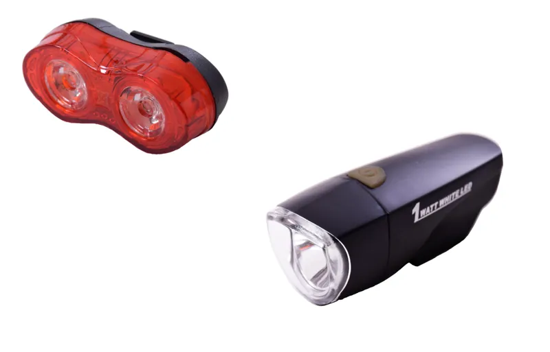 Ammaco 2 Bulb LED Front Rear Lights Set