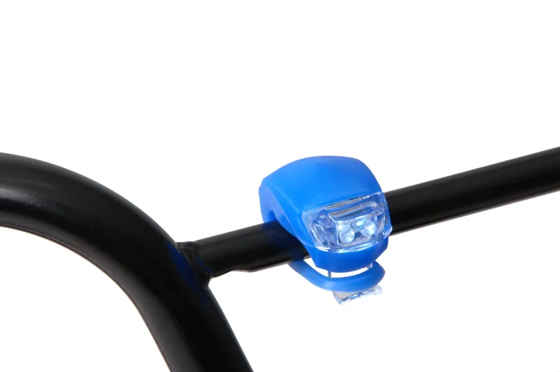 Front Rear LED Silicone Light Set Blue-2