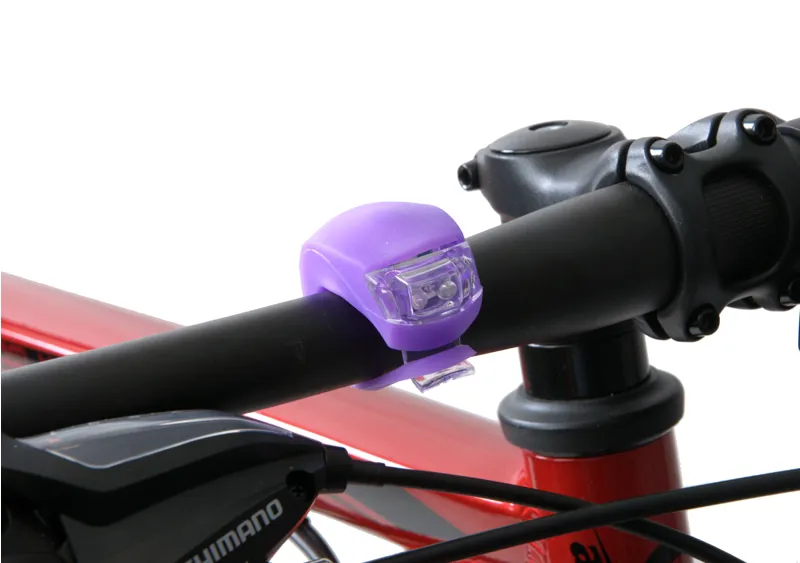 Front Rear LED Silicone Light Set Purple-1