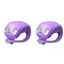 Front Rear LED Silicone Light Set Purple