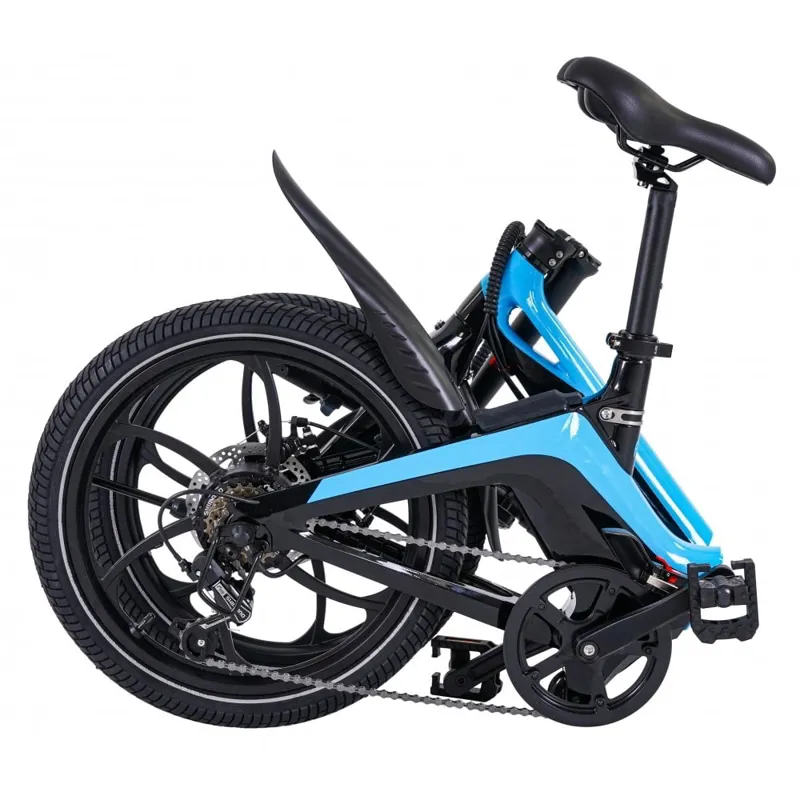 Li-Fe Flo Electric Folding Bike Blue-2