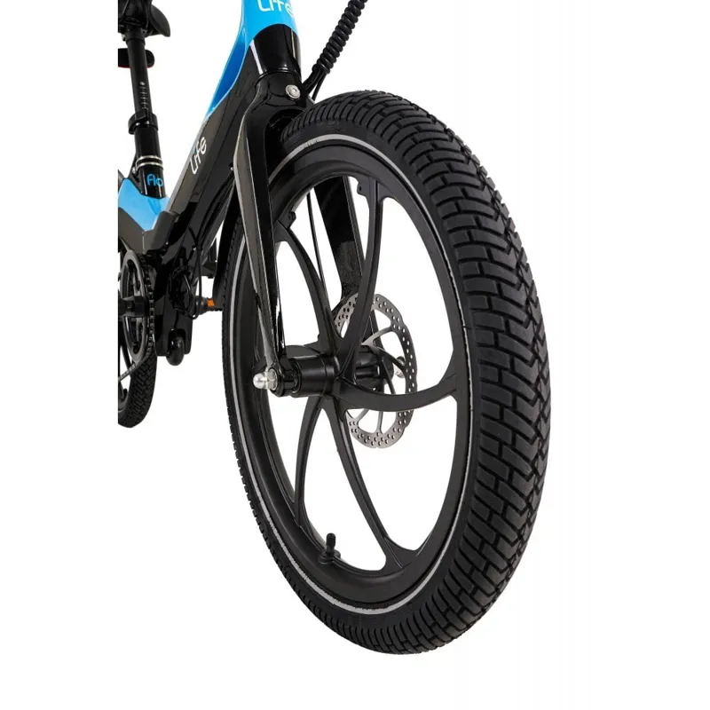 Li-Fe Flo Electric Folding Bike Blue-4
