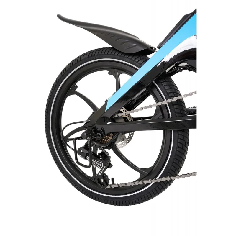 Li-Fe Flo Electric Folding Bike Blue-6