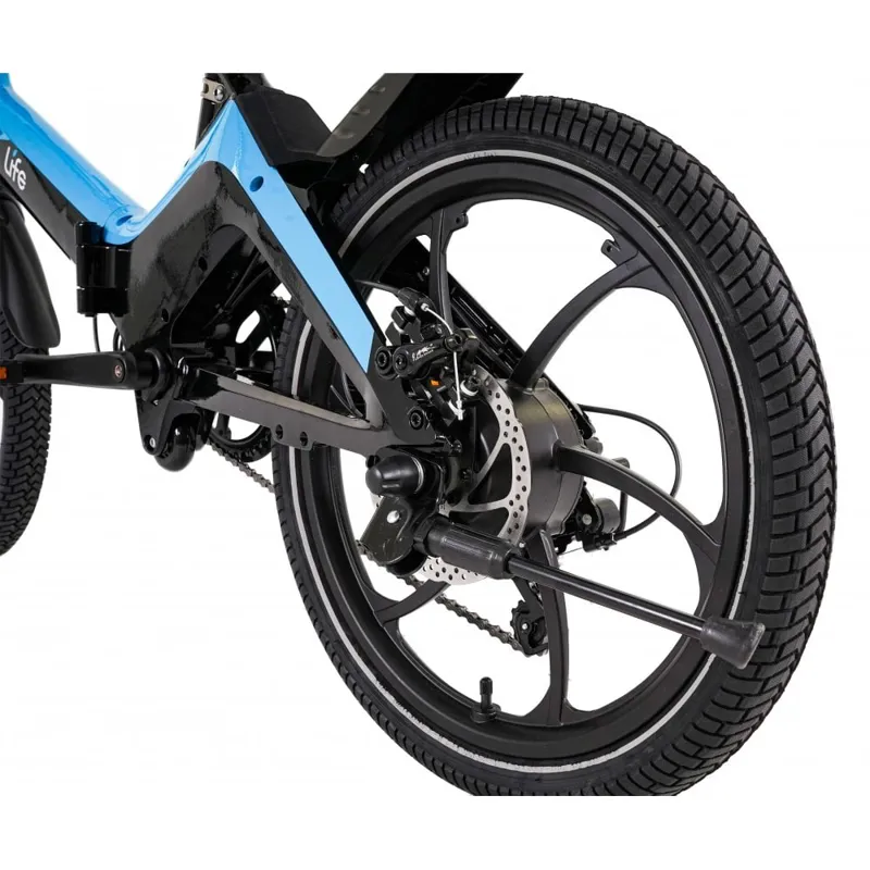 Li-Fe Flo Electric Folding Bike Blue-7