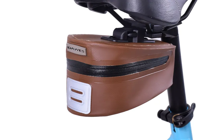 Dawes Quick Release Saddle Wedge Bike Bag Brown-1