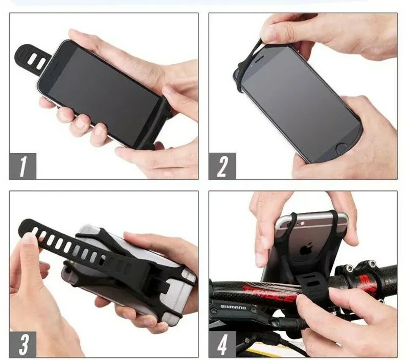 Ammaco Silicone Phone Holder Black-4