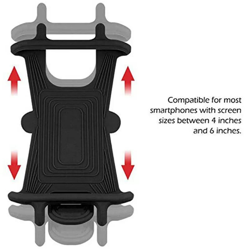 Ammaco Silicone Phone Holder Black-2