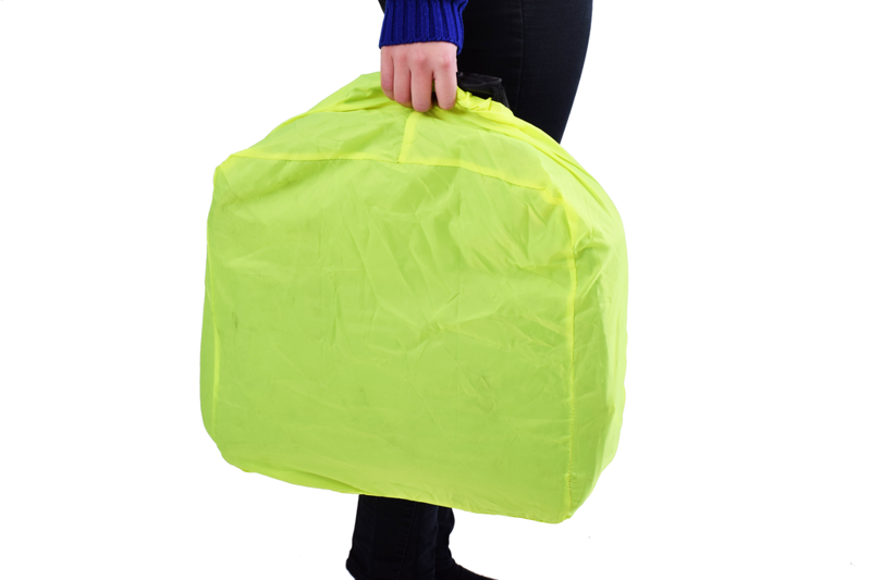 Oxford Reflective HI-Viz Yellow Bag Rain Cover-1