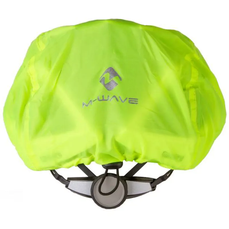 M-Wave Helmet Rain Cover Fluorescent Yellow-1