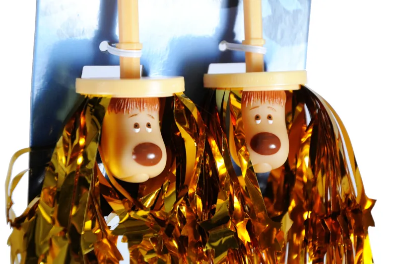 Magic Roundabout Bicycle Streamers Gold-1