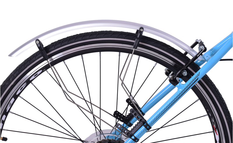 Claud Butler 700 x 25c Mudguards Silver-3