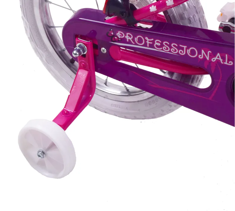 Professional Miami Miss 14 Inch Wheel Kids Bike Pink and Purple-3