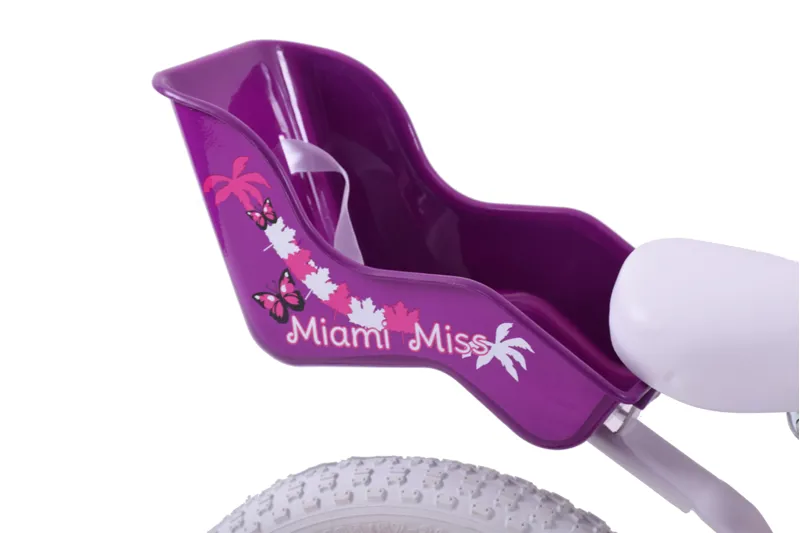 Professional Miami Miss 16 Inch Wheel Kids Bike Pink and Purple-3