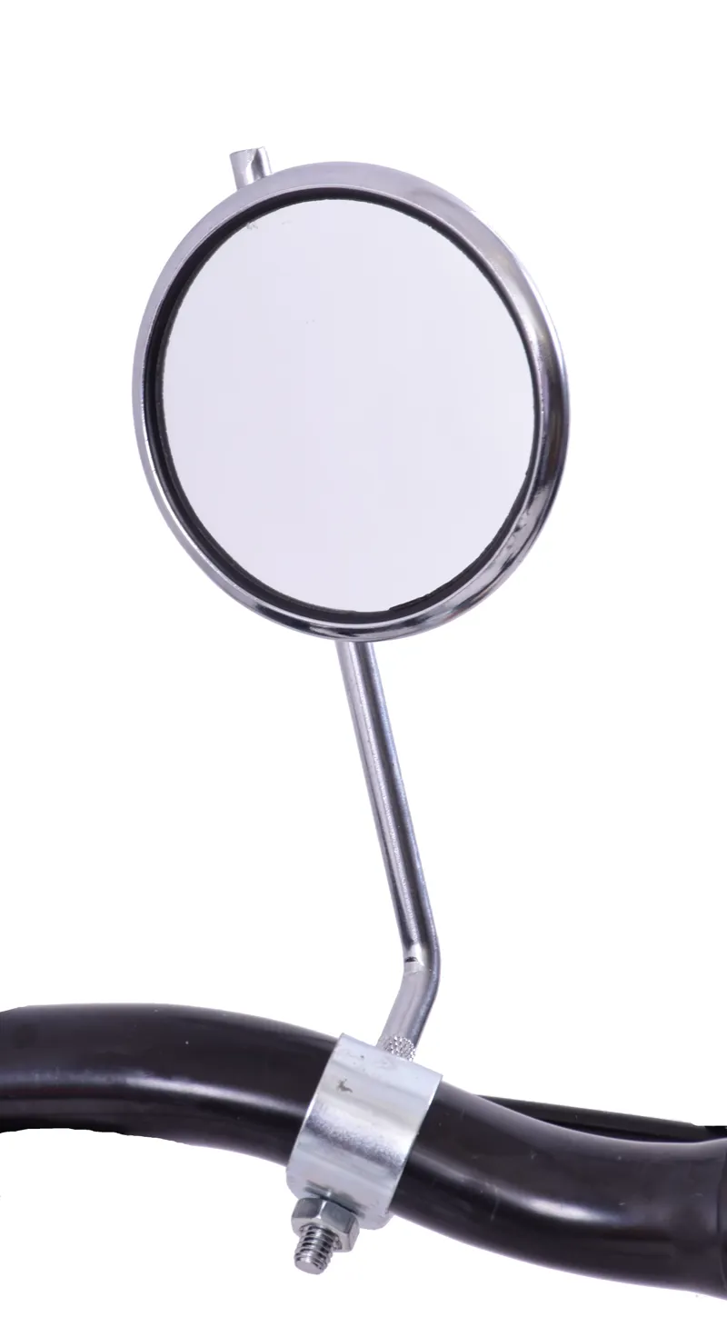 Essentials - Single Oval Round Handlebar Mirror