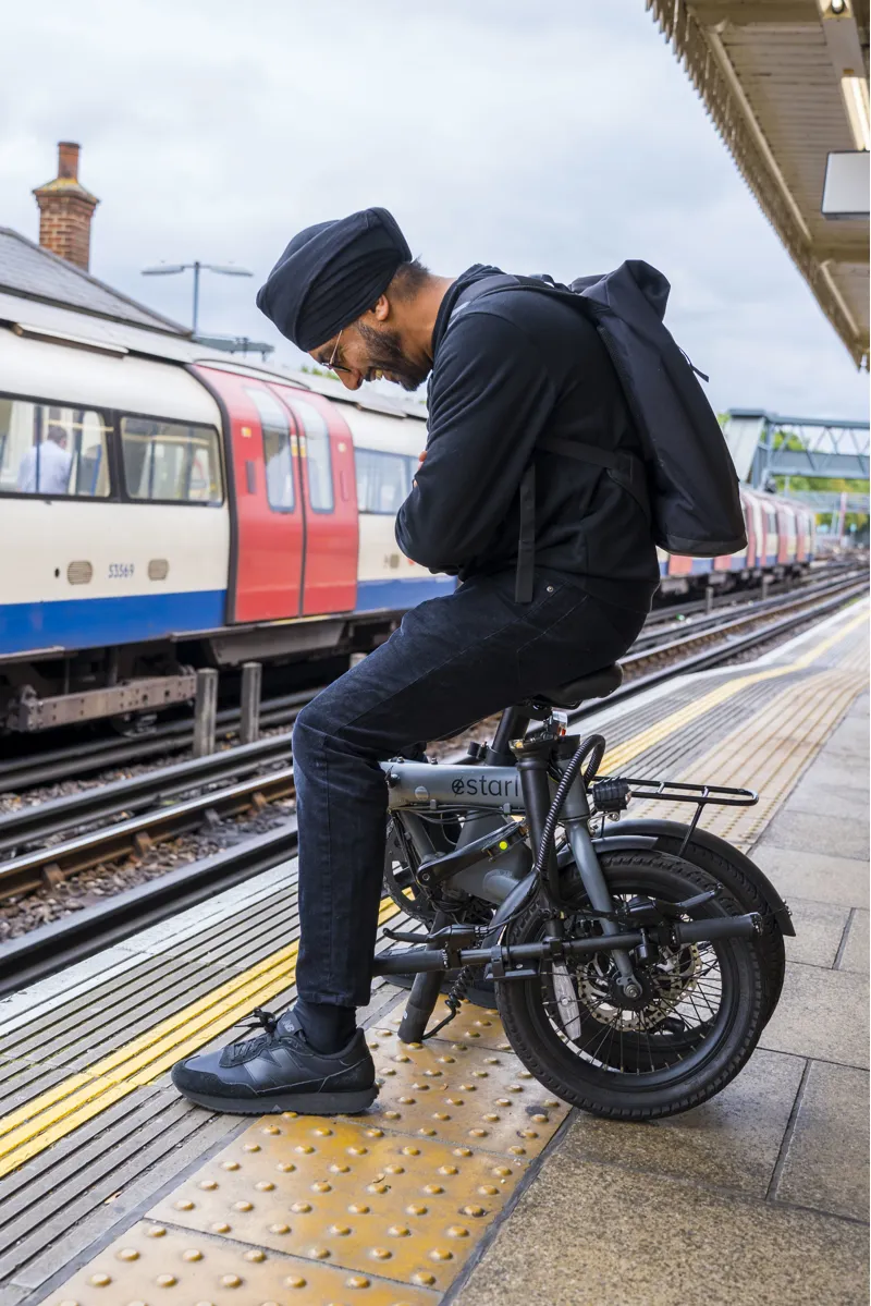 estarli e20 Pro Electric Folding Bike Slate Grey-2