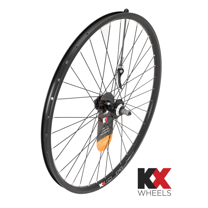 KX 27.5 Inch Rear Screw On Disc Wheel Black